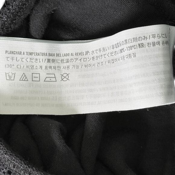 NWT‎ Abercrombie & Fitch Black Mesh Crepe Sweetheart Lace Bodysuit Whimsigoth M - Picture 9 of 9